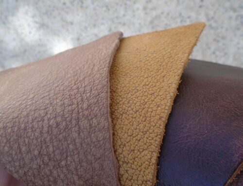 What is full grain or corrected grain leather?